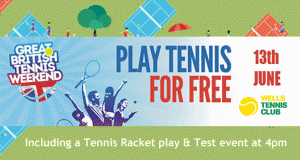 Great British tennis weekend poster play tennis for free