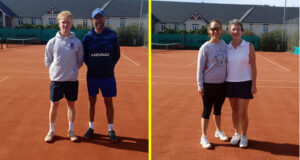 tom, kevin, corali, caroline singles doubles champions