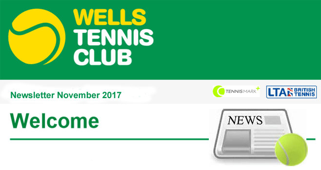 Wells Tennis Club November Newsletter