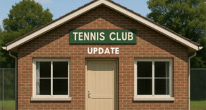 A picture of a clubhouse, simple design